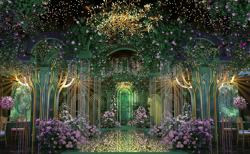 富源奇妙森林婚礼堂效果展示